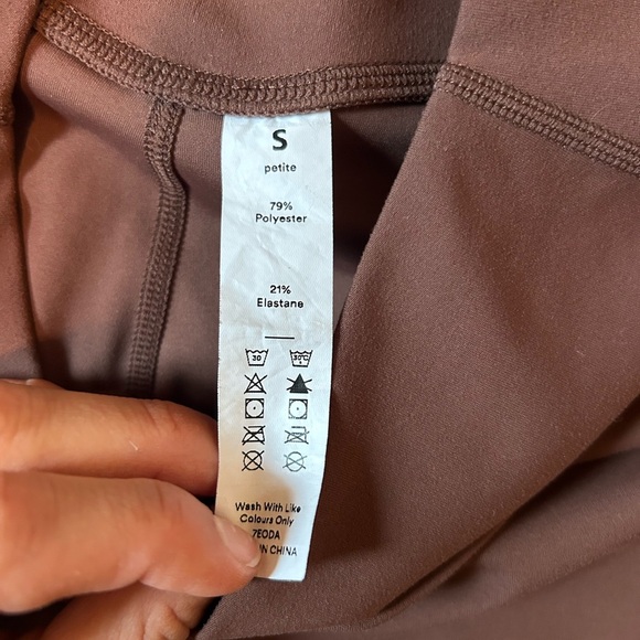 Brown cross waist flare leggings - Picture 3 of 3